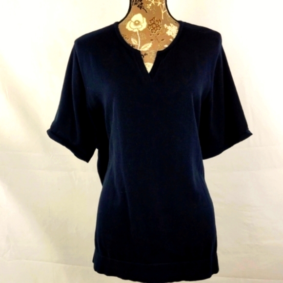 CHARTER CLUB COTTON KNIT SWEATER - Picture 1 of 3